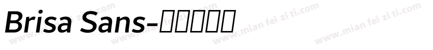 Brisa Sans字体转换